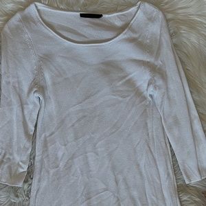 Pietre Preziose White Knit Long Top